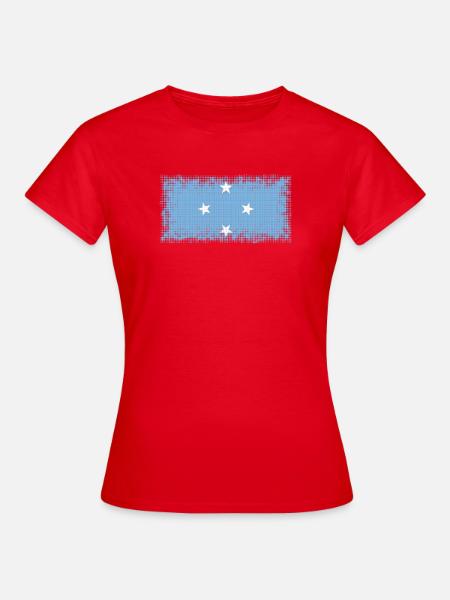 Geschenk für Mikronesien - Frauen T-Shirt - Rot