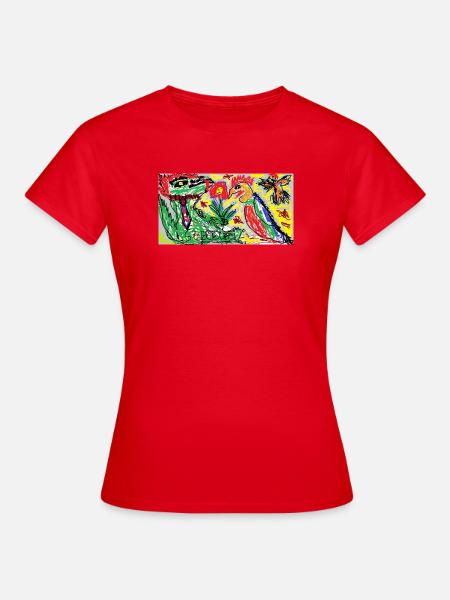 Wilde Romanze - Frauen T-Shirt - Rot