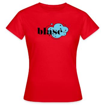 Blasé - Frauen T-Shirt - Rot - Vorne - AI Model Female 172 dark (172cm)
