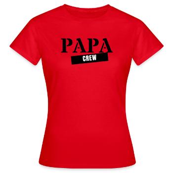 Équipe du Papa - Look assorti à la fête des pères en famille - T-shirt Femme - rouge - Devant - AI Model Female 172 dark (172cm)