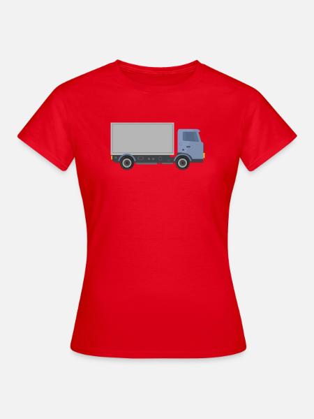Lieferauto - Frauen T-Shirt - Rot
