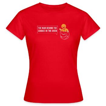 Futurs papas, futurs pères - T-shirt Femme - rouge - Devant - AI Model Female 172 dark (172cm)