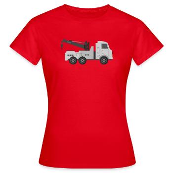 Dépanneuse - T-shirt Femme - rouge - Devant - AI Model Female 172 dark (172cm)