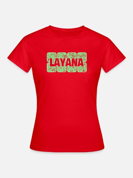 Layana als Saeugling - Frauen T-Shirt - Rot