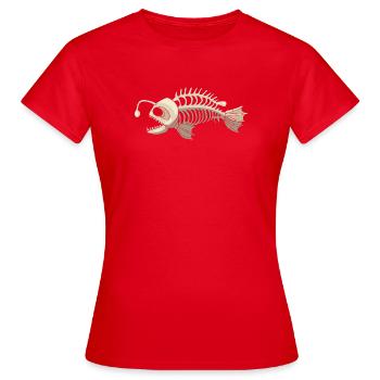 Frogfish - Women's T-Shirt - red - Front - AI Model Female 172 dark (172cm)