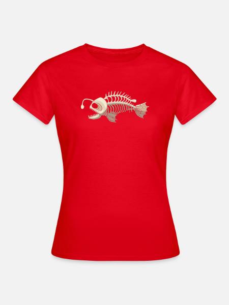 Anglerfisch - Frauen T-Shirt - Rot