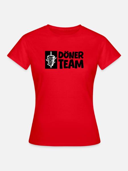 Döner Team - Frauen T-Shirt - Rot