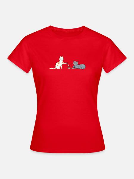 Kat-ritable - Frauen T-Shirt - Rot