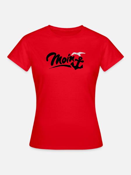 Moin - Frauen T-Shirt - Rot