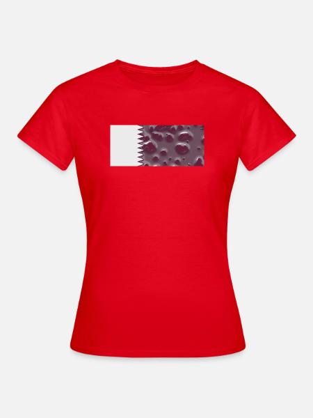 Katar als Land - Frauen T-Shirt - Rot
