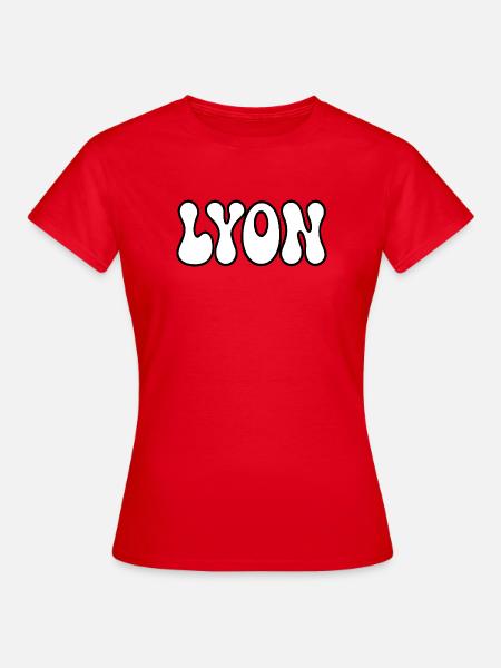 Lyon Urban Bubbles - Frauen T-Shirt - Rot