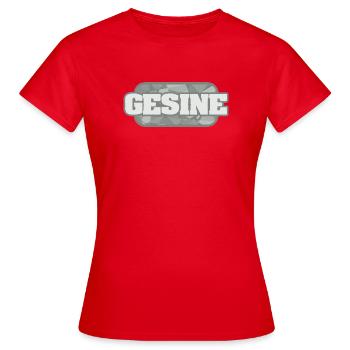 Bio Gesine - Women's T-Shirt - red - Front - AI Model Female 172 dark (172cm)