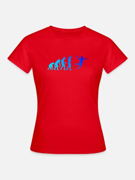 Geschenkidee für den Kreisläufer mit Handballspiel - Frauen T-Shirt - Rot