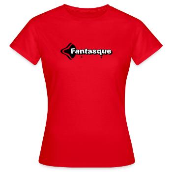Whimsical Black and White - Women's T-Shirt - red - Front - AI Model Female 172 dark (172cm)