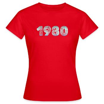 Conception comme - T-shirt Femme - rouge - Devant - AI Model Female 172 dark (172cm)