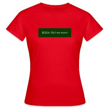 Élisa - T-shirt Femme - rouge - Devant - AI Model Female 172 dark (172cm)