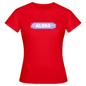 Alena als Mutter - Frauen T-Shirt - Rot - Vorne - AI Model Female 172 dark (172cm)