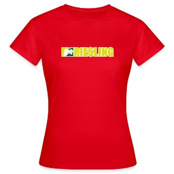 MLW - Team Riesling - Frauen T-Shirt - Rot - Vorne - AI Model Female 172 dark (172cm)