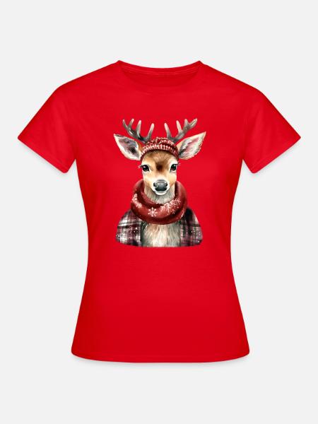 Oh deer! - Women's T-Shirt - red