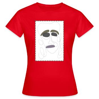 Parler de sentiments 3 - T-shirt Femme - rouge - Devant - AI Model Female 172 dark (172cm)