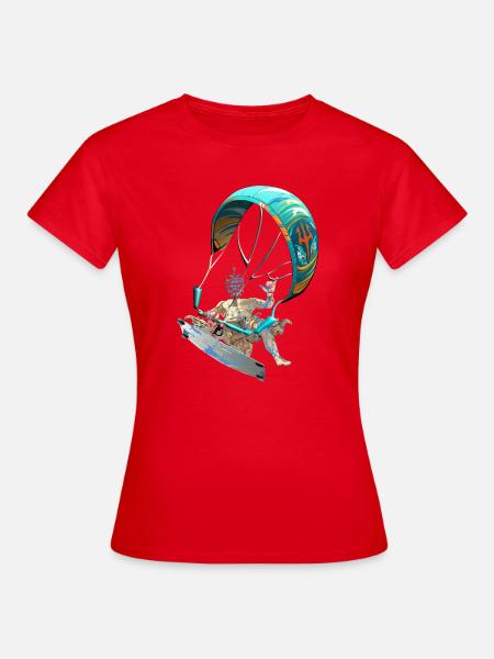 Fantasy Kiter Mystic - Frauen T-Shirt - Rot