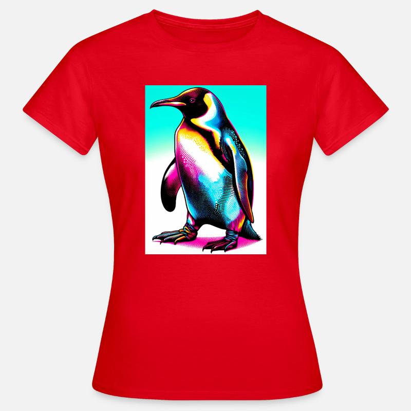 penguin - Women's T-Shirt - red