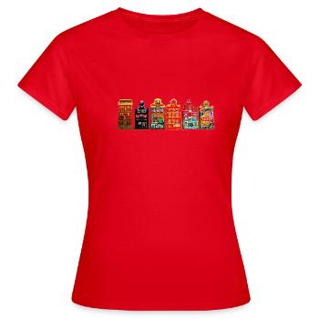 hot spot Amsterdam - Women's T-Shirt - red - Front - AI Model Female 172 dark (172cm)