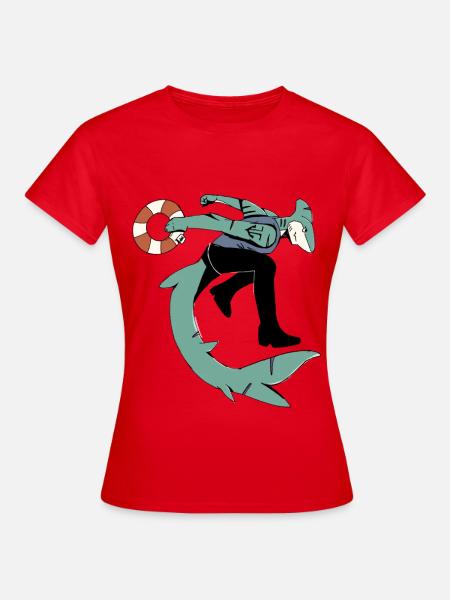Hai-Typ! - Frauen T-Shirt - Rot