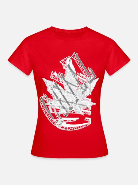 CHILL Hanf Blatt - Frauen T-Shirt - Rot