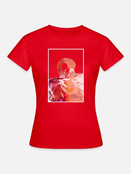 Flamingos - Frauen T-Shirt - Rot