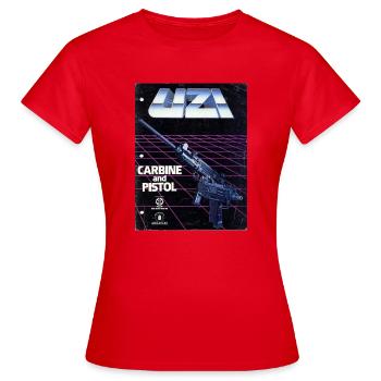 UZI Carbine and Pistol Smg - Frauen T-Shirt - Rot - Vorne - AI Model Female 172 dark (172cm)