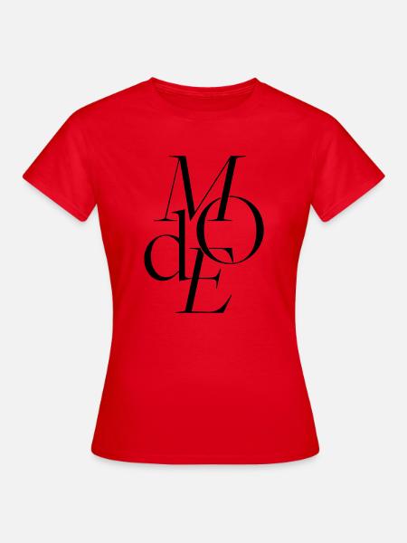 Mode - Frauen T-Shirt - Rot