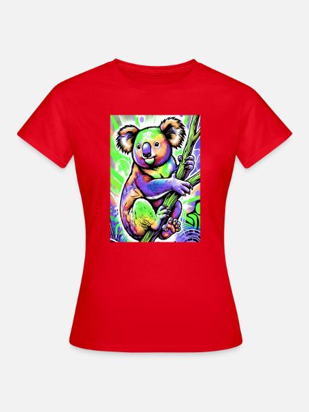 Koala - Frauen T-Shirt - Rot