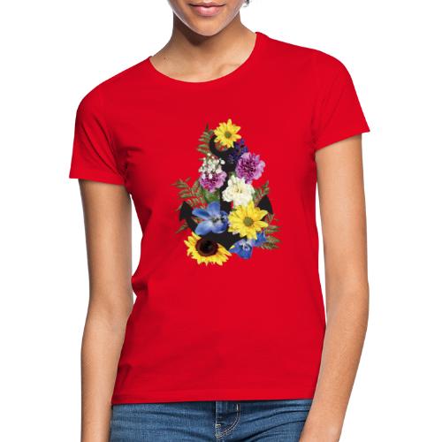 Blumen Anker_ - Frauen T-Shirt