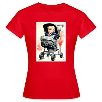 Le plus gros bébé du monde - T-shirt Femme - rouge - Devant - AI Model Female 172 dark (172cm)