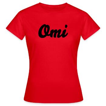 Granny - Women's T-Shirt - red - Front - AI Model Female 172 dark (172cm)
