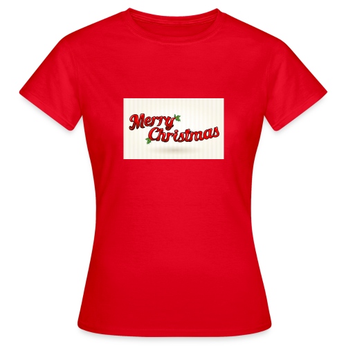 merry christmas design - Vrouwen T-shirt