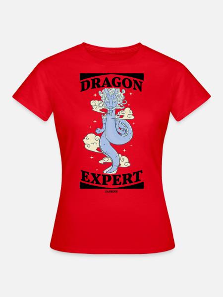 Dragon Expert - Frauen T-Shirt - Rot