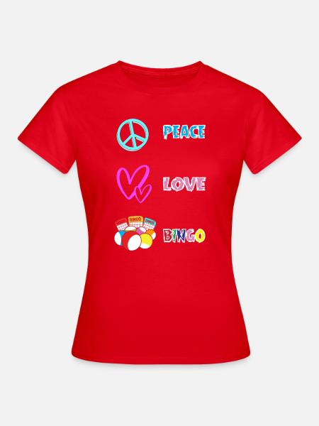 Bingo - Frauen T-Shirt - Rot