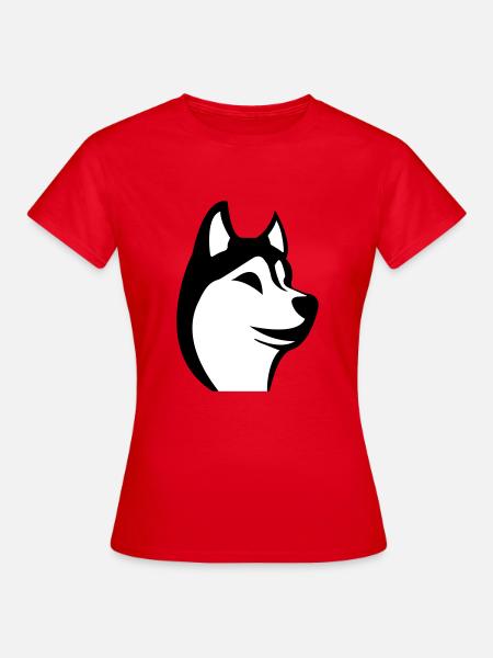 Husky - T-shirt Femme - rouge