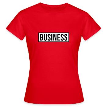 Business-shirt - T-shirt Femme - rouge - Devant - AI Model Female 172 dark (172cm)