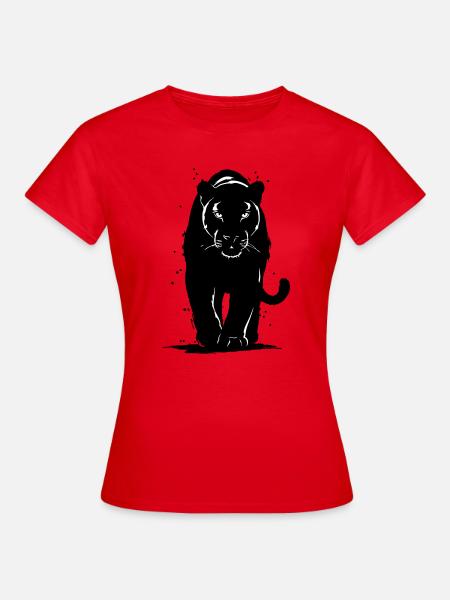 Panthère - T-shirt Femme - rouge