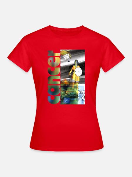 Sternzeichen Krebs - Frauen T-Shirt - Rot
