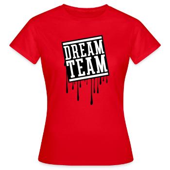 Équipe de rêve - T-shirt Femme - rouge - Devant - AI Model Female 172 dark (172cm)