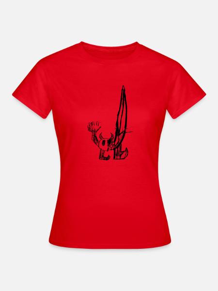 moderne Kunst - Frauen T-Shirt - Rot