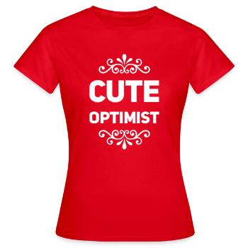Cadeau de baptême - T-shirt Femme - rouge - Devant - AI Model Female 172 dark (172cm)