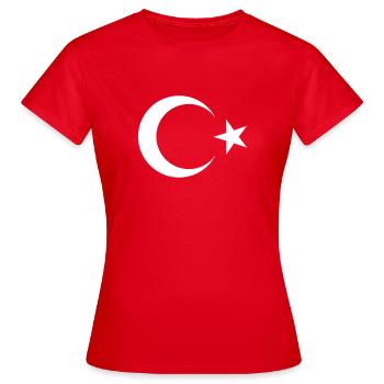 Drapeau turc - T-shirt Femme - rouge - Devant - AI Model Female 172 dark (172cm)
