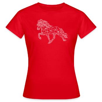 L'enfer Tölter - T-shirt Femme - rouge - Devant - AI Model Female 172 dark (172cm)