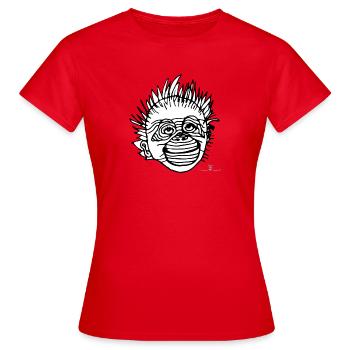 Peuples forestiers rares - T-shirt Femme - rouge - Devant - AI Model Female 172 dark (172cm)