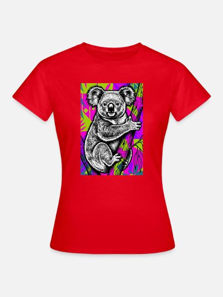 Koala - Frauen T-Shirt - Rot